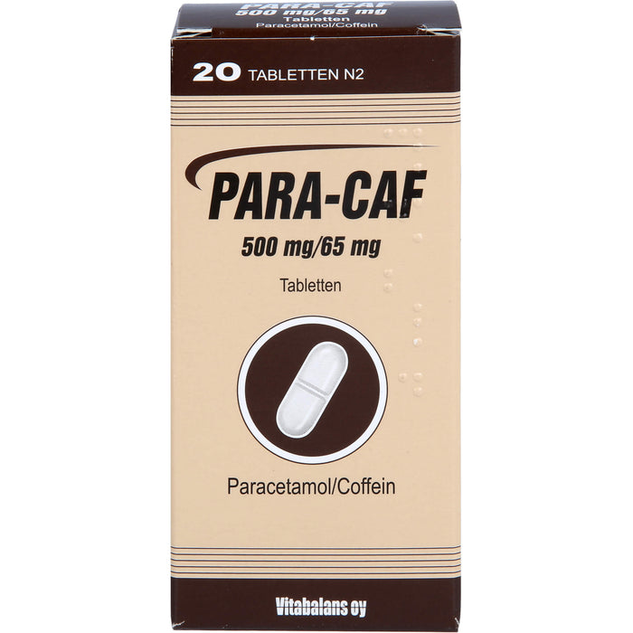 PARA-CAF 500 mg/65 mg, 20 St. Tabletten