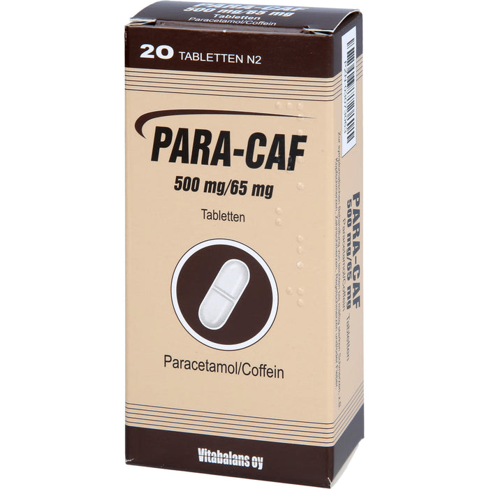 PARA-CAF 500 mg/65 mg, 20 pc Tablettes