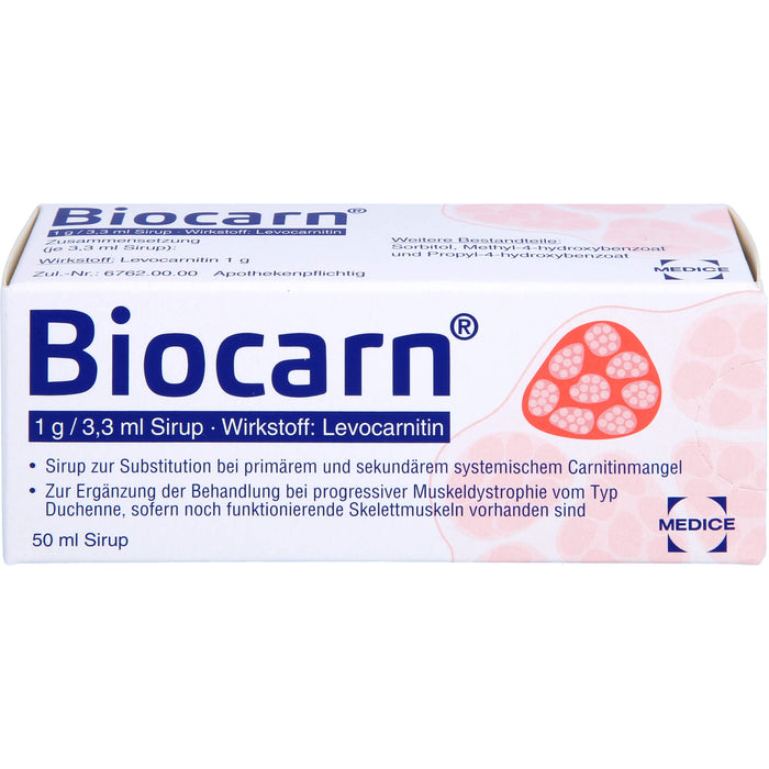 Biocarn 1 g/3,3 ml Sirup, 50 ml SIR