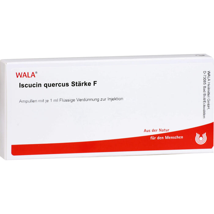 WALA Iscucin Quercus Stärke F flüssige Verdünnung, 10 pc Ampoules