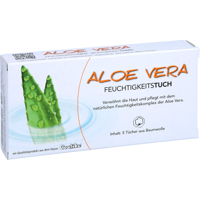 Coolike Aloe Vera Feuchtigkeitstuch, 5 St TUE