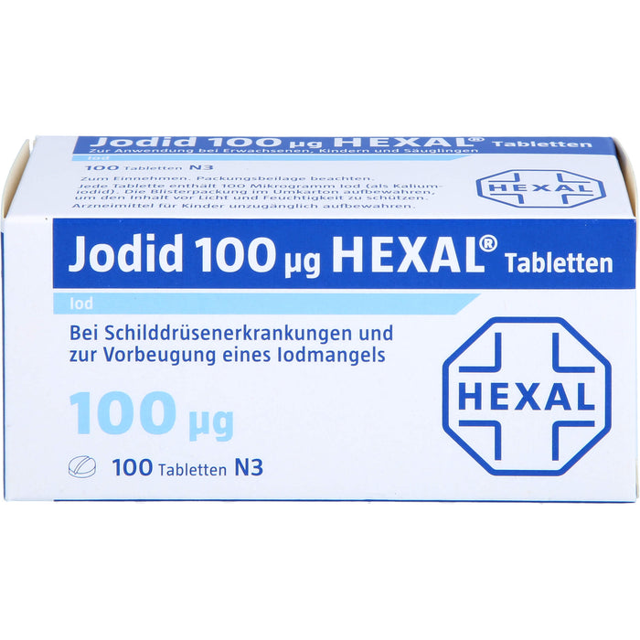 Jodid 100 µg HEXAL Tabletten, 100 pc Tablettes