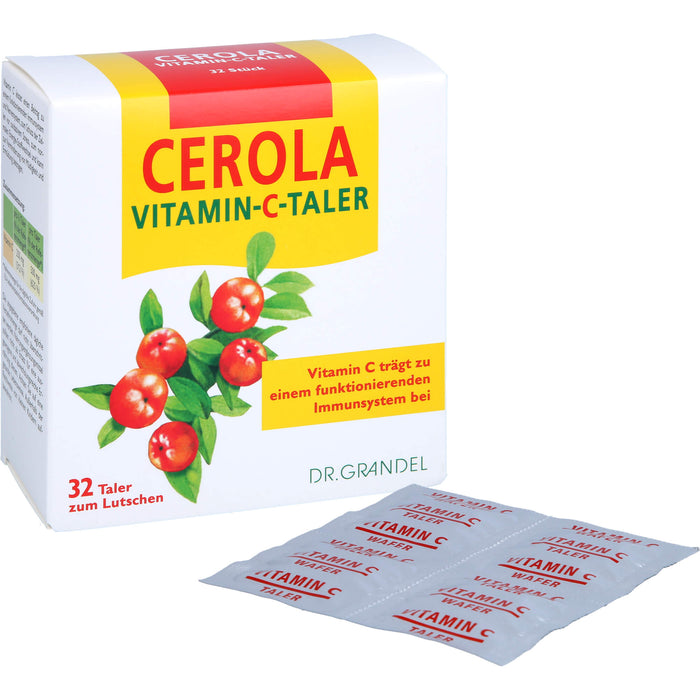 Dr. Grandel Cerola Vitamin-C-Taler zum Lutschen, 32 pcs. Tablets