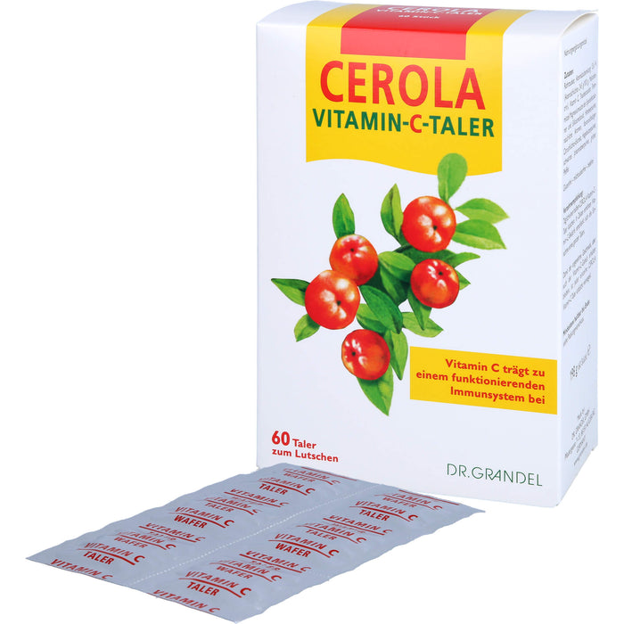 Dr. Grandel Cerola Vitamin-C-Taler zum Lutschen, 60 pcs. Tablets