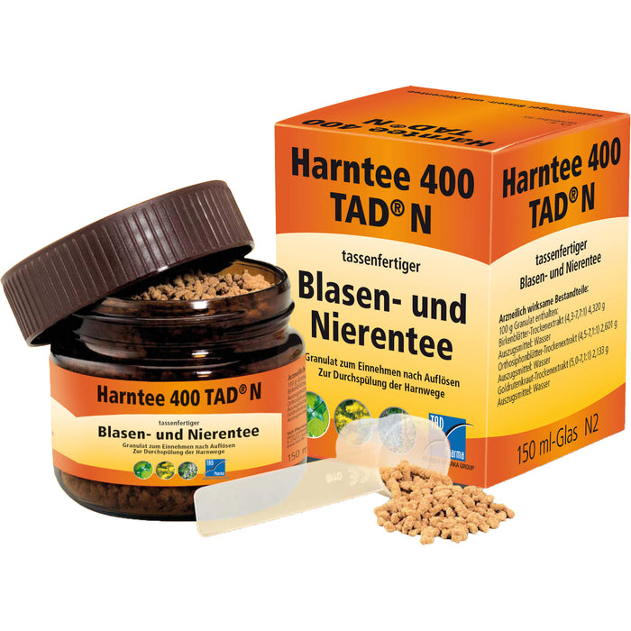 Harntee 400 TAD N Granulat Blasen- und Nierentee, 150 ml Granulat