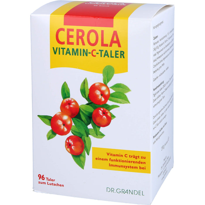 CEROLA Vitamin-C-Taler zum Lutschen, 96 St. Bonbons