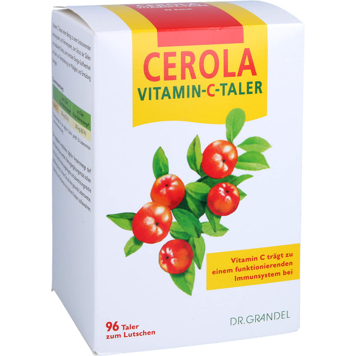 CEROLA Vitamin-C-Taler zum Lutschen, 96 pcs. Candies