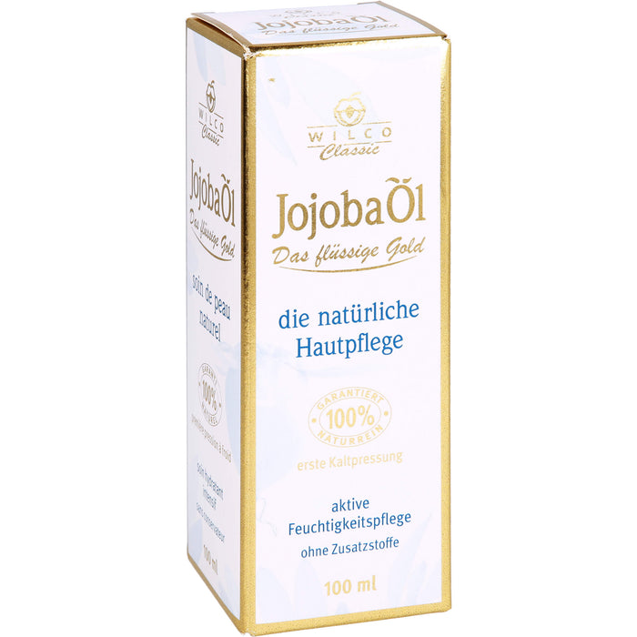 WILCO Jojoba Öl aktive Feuchtigkeitspflege, 100 ml Öl