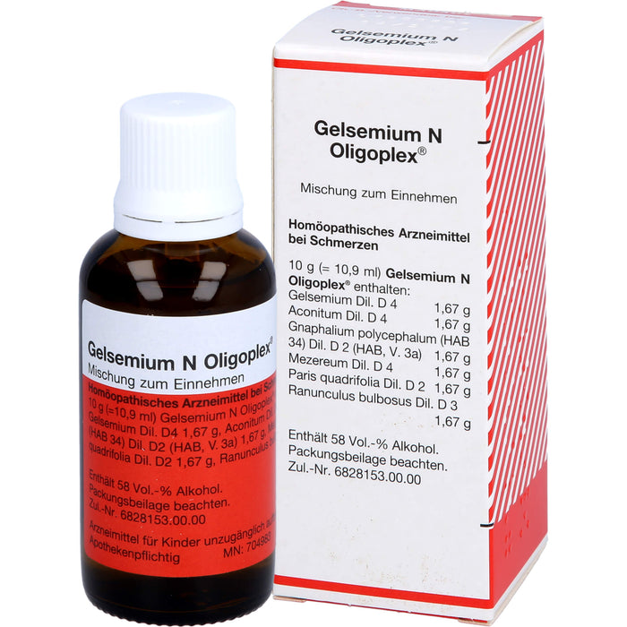 Gelsemium N Oligoplex, Mischung, 50 ml LIQ