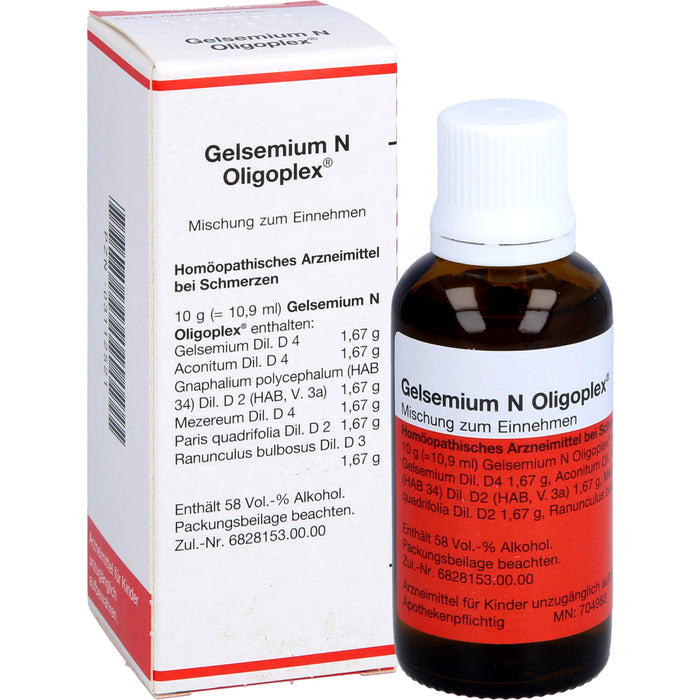 Gelsemium N Oligoplex, Mischung, 50 ml LIQ