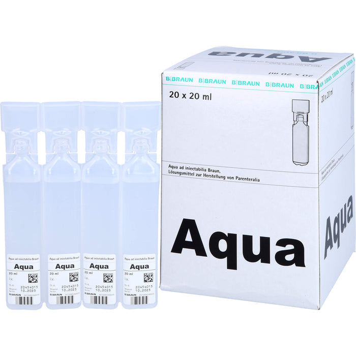 BRAUN Aqua ad injectabilia Ampullen, 20 St. Ampullen