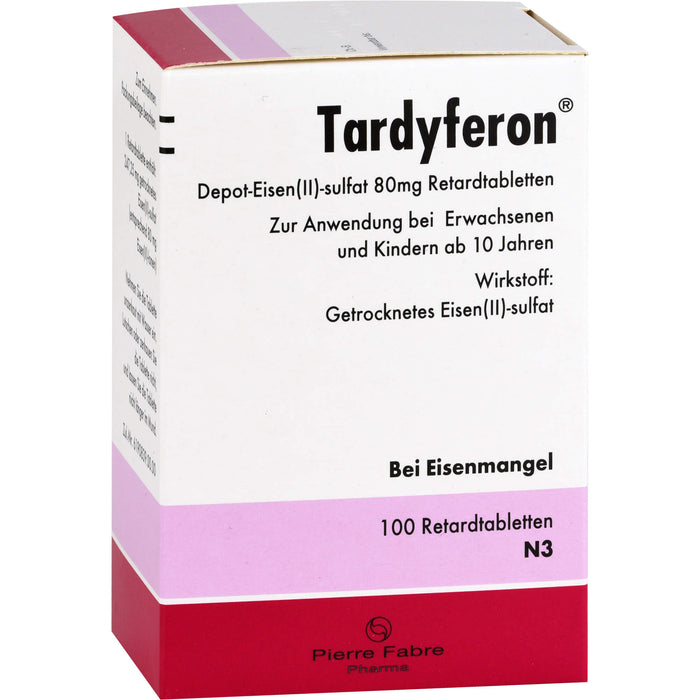 Tardyferon Retardtabletten bei Eisenmangel, 100 pc Capsules