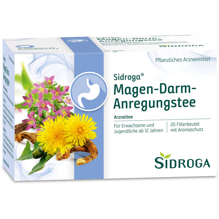 Sidroga Magen-Darm-Anregungstee Filterbeutel, 20 St. Filterbeutel