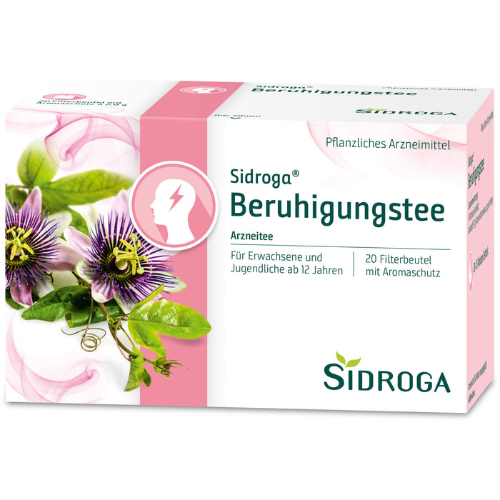 Sidroga Beruhigungstee bei nervösen Unruhezuständen, 20 pcs. Filter bag