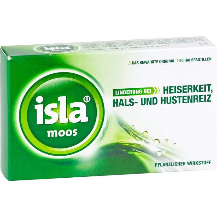 isla moos Halspastillen, 60 pc Pastilles