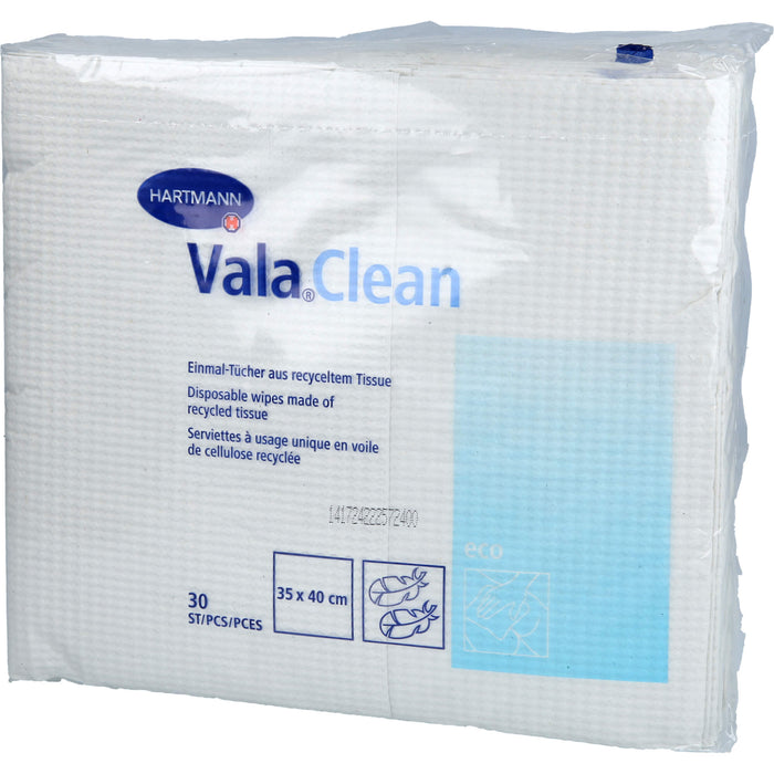 Vala Clean Einmal-Tücher aus recyceltem Tissue 35 x 40 cm, 30 pcs. Cloths