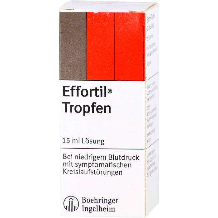 Effortil Tropfen, 7,5 mg/ml Tropfen zum Einnehmen, Lösung, 15 ml Solution