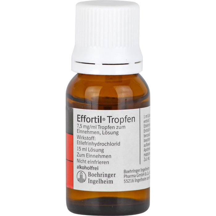 Effortil Tropfen, 7,5 mg/ml Tropfen zum Einnehmen, Lösung, 15 ml Solution