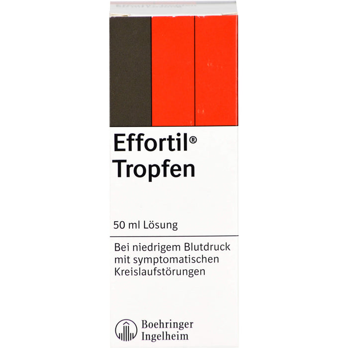 Effortil Tropfen bei niedrigem Blutdruck mit symptomatischen Kreislaufstörungen, 50 ml Solution