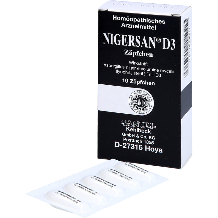 Nigersan D3 Zäpfchen, 10 pcs. Suppositories