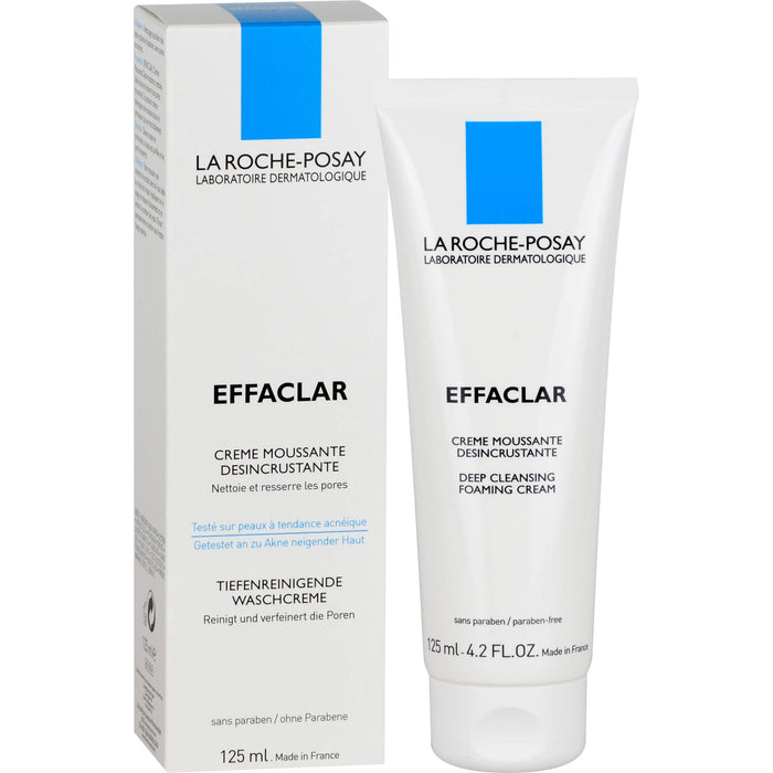 La Roche-Posay Effaclar tiefenreinigende Waschcreme, 125 ml Cream