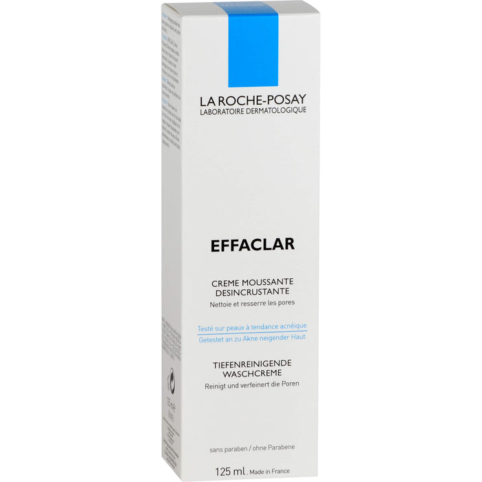 La Roche-Posay Effaclar tiefenreinigende Waschcreme, 125 ml Cream