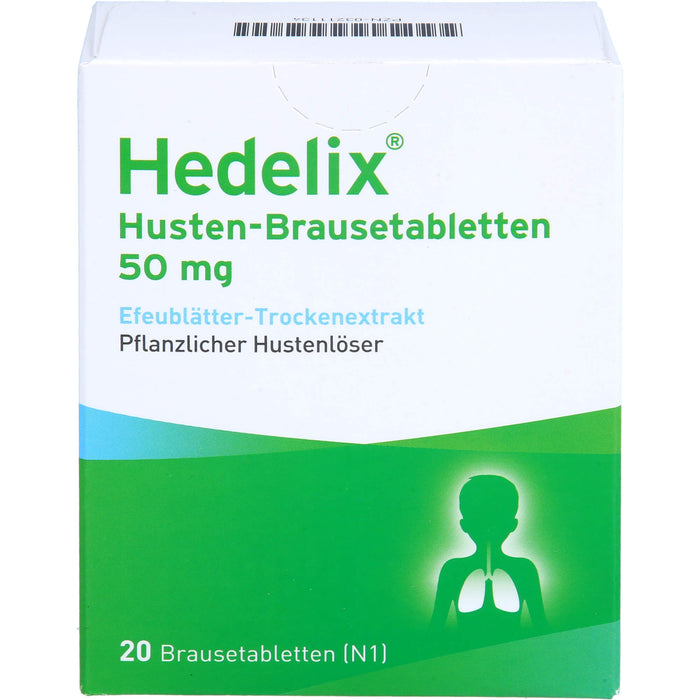 Hedelix Husten-Brausetabletten, 20 pc Tablettes