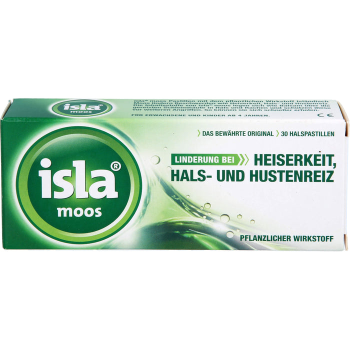 isla moos Halspastillen, 30 St. Pastillen