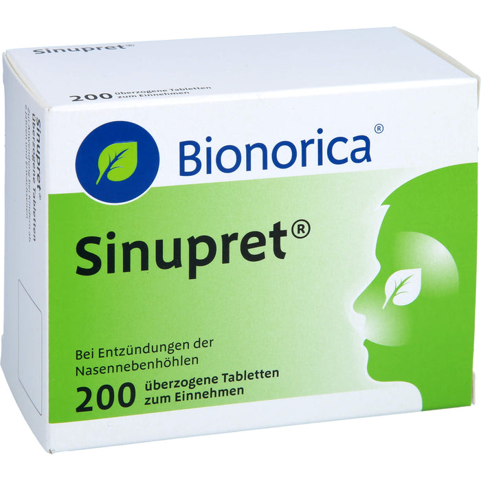 Sinupret Tabletten bei Entzündungen der Nasennebenhöhlen, 200 pcs. Tablets