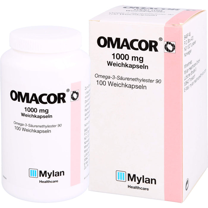 OMACOR 1000 mg Weichkapseln, 100 pcs. Capsules