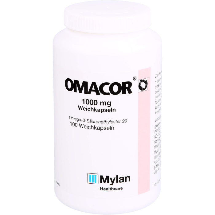 Omacor, 1000 mg Weichkapseln, 100 St. Kapseln