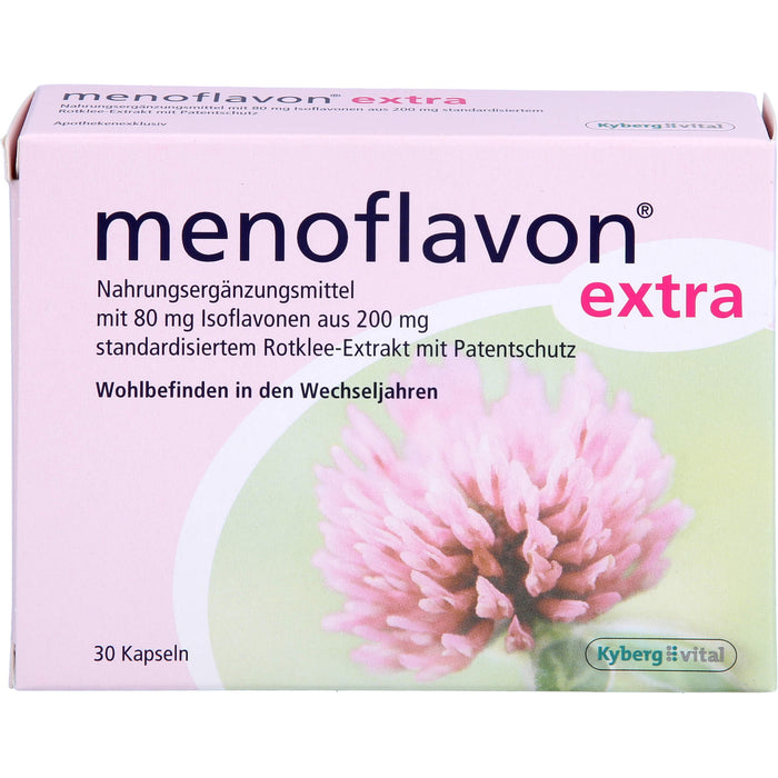 Menoflavon extra Kapseln für Wohlbefinden in den Wechseljahren, 30 St. Kapseln