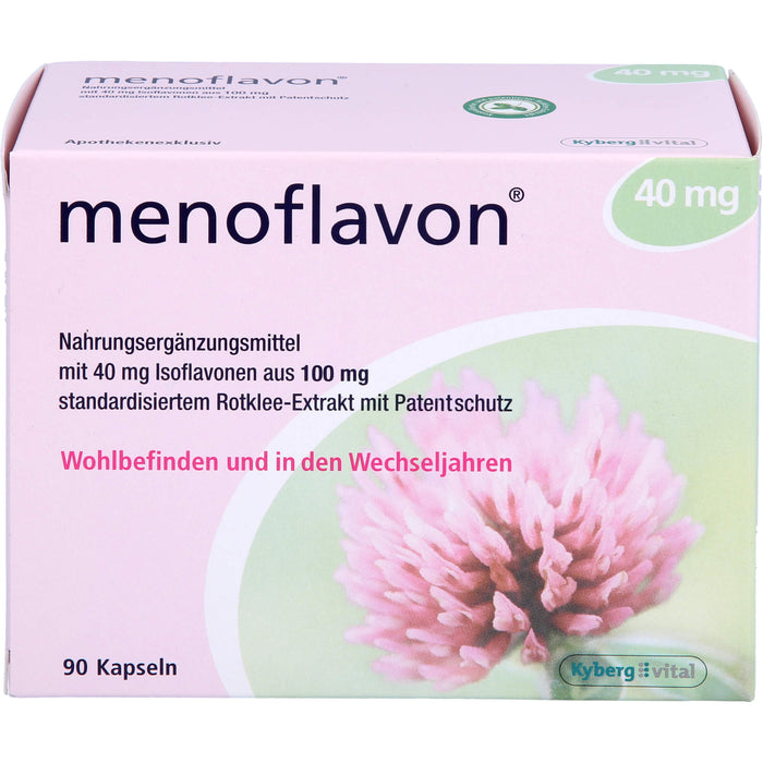 Menoflavon 40 mg Kapseln für Wohlbefinden und in den Wechseljahren, 90 St. Kapseln