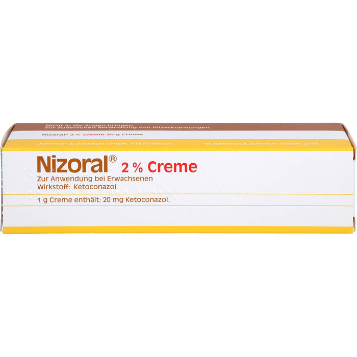 Nizoral 2% Creme zur äußerlichen Behandlung von Pilzerkrankungen, 30 g Crème