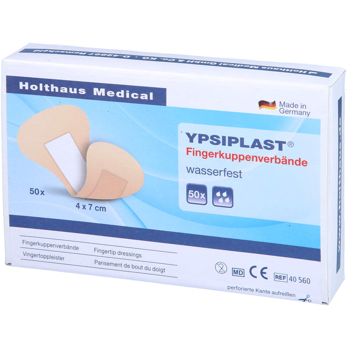 YPSIPLAST Fingerkuppenverband, wasserfest 4 cm x 7 cm, 50 pcs. Patch