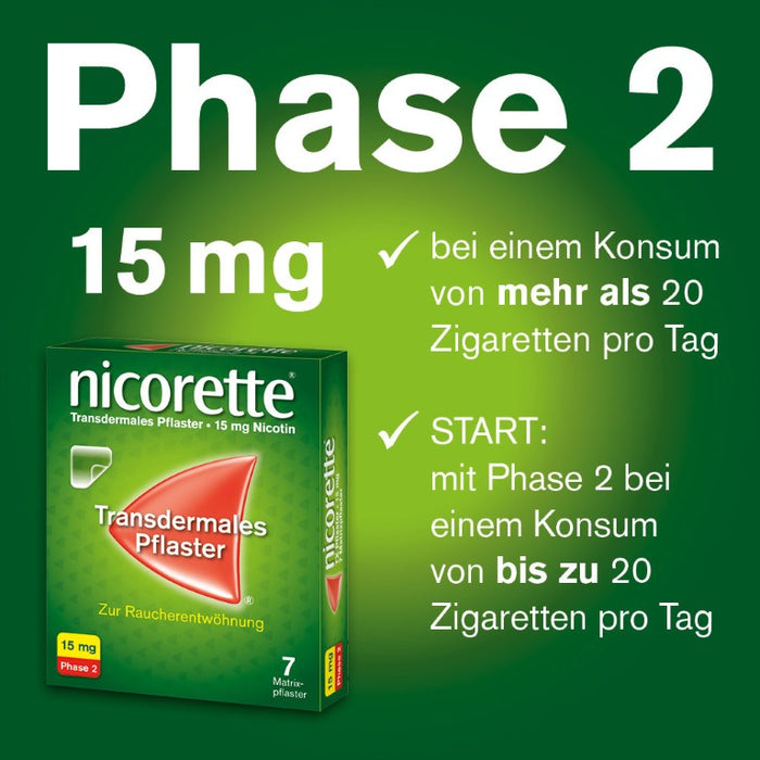 nicorette transdermales Pflaster 25 mg Nicotin Matrixpflaster, 14 pcs. Patch