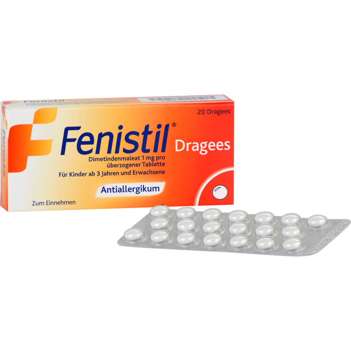 Fenistil Dragees bei Allergien, 20 pc Dragées