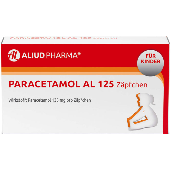 Paracetamol AL 125 Zäpfchen, 10 pcs. Suppositories