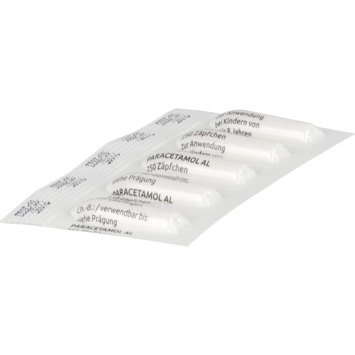 Paracetamol AL 250 Zäpfchen, 10 pcs. Suppositories