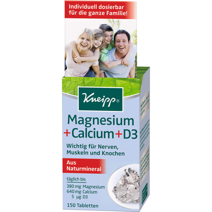 KNEIPP MAGNESIUM+CALCIUM, 150 St. Tabletten