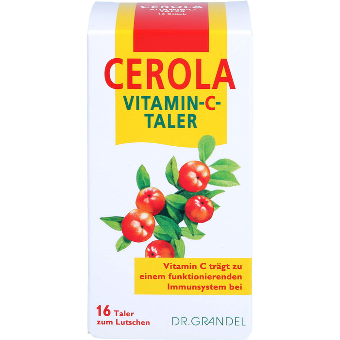 DR. GRANDEL CEROLA Vitamin-C-Taler, 16 pc Tablettes