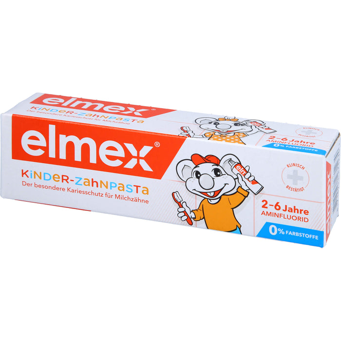 elmex Kinderzahnpasta mit Faltschachtel, 50 ml Zahncreme