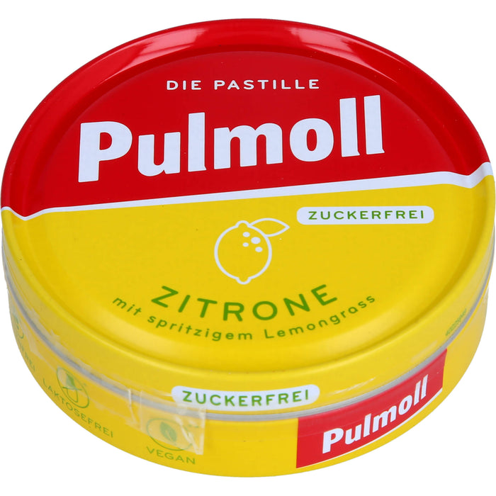 Pulmoll Halsbonbons Zitrone + Vitamin C zuckerfrei, 50 g Candies