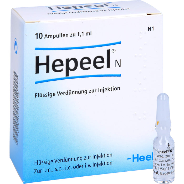 Hepeel N flüssige Verdünnung, 10 pcs. Ampoules