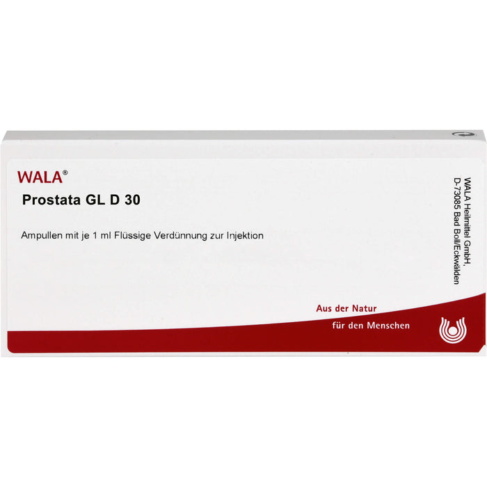 WALA Prostata Gl D30 Ampullen, 10 pcs. Ampoules