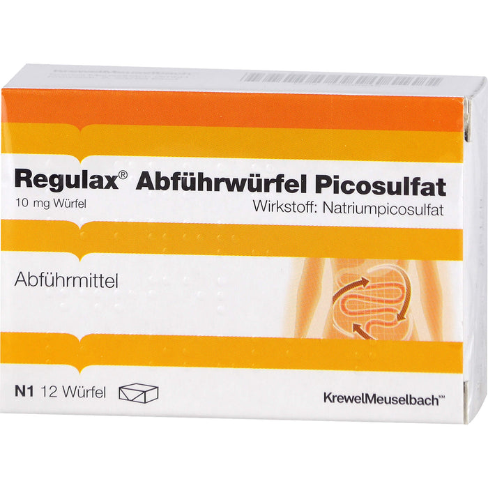 Regulax Abführwürfel Picosulfat, 12 pc Cube