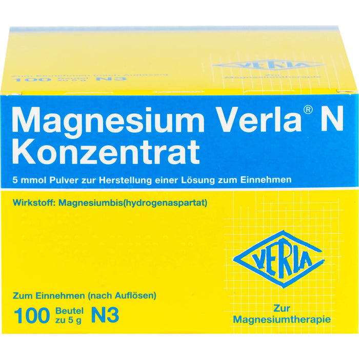 Magnesium Verla N Konzentrat Pulver, 100 pc Sachets