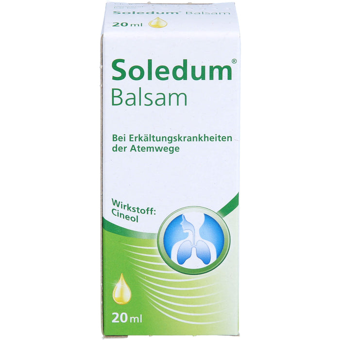 Soledum Balsam Tropfen bei Erkältungskrankheiten der oberen Luftwege, 20 ml Solution