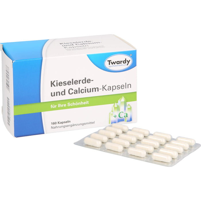 Twardy Kieselerde- und Calcium-Kapseln für Ihre Schönheit, 160 pc Capsules