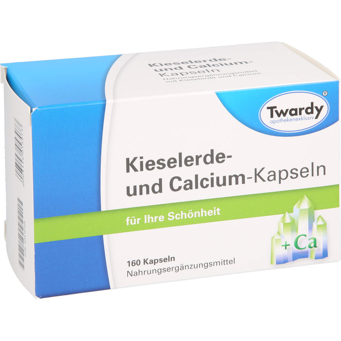 Twardy Kieselerde- und Calcium-Kapseln für Ihre Schönheit, 160 pc Capsules